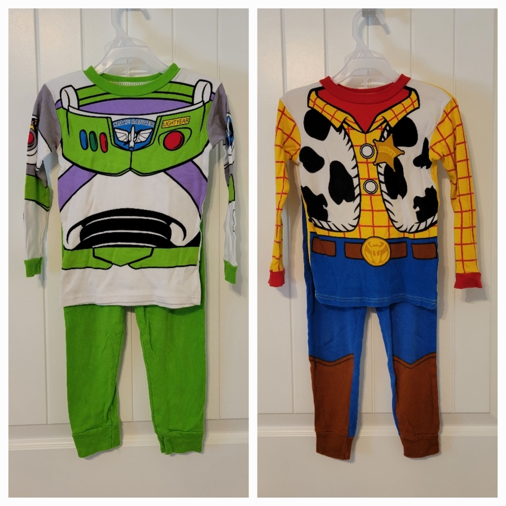 Set of Toy Story Pajamas 2 Pairs size 5T